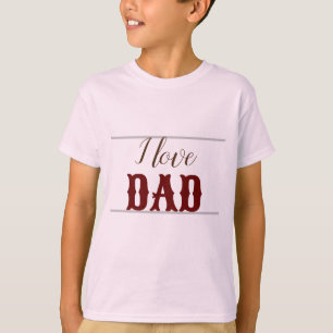 ピンク淡い色のの濃い赤の子供の少年 Tシャツ