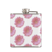 ピンク淡い色のガーベラデイジー フラスク (裏面)