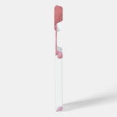 ピンク淡い色のガーベラデイジー iPhoneケース (左側面)