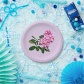 ピンク淡い色のシャクナゲ ペーパープレート (パーティー)