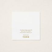 ピンク淡い色のネックレス表示カード (裏面)