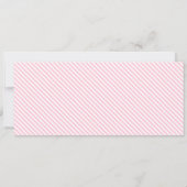 ピンク淡い色のハッピーイースターギフト券カード 招待状 (裏面)