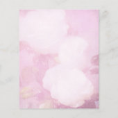 ピンク淡い色のフローラスクラップブック紙 (裏面)