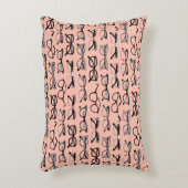 ピンク淡い色のメガネ、メガネ、アイウェア アクセントクッション (正面(垂直))