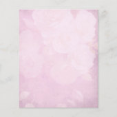 ピンク淡い色のローズスクラップブック紙 (正面)