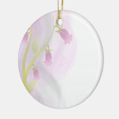 ピンク淡い色の水色洗浄セラミックオーナメント セラミックオーナメント (左)