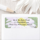 ピンク淡い色の絵を描デイジー ラベル (インサイチュ)