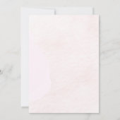 ピンク淡い色の色の華やかな結婚ヴィンテージ セーブザデート (裏面)