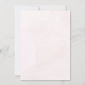 ピンク淡い色の色の華やかな結婚ヴィンテージ 招待状 (裏面)