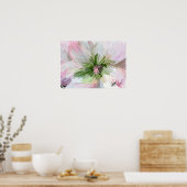 ピンク淡い色の色 ポスター (キッチン)