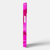 ピンク渦巻形のと白の抽象芸術液芸術 Case-Mate iPhoneケース (裏面 / 右)