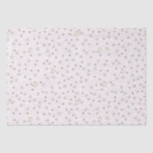 ピンク渦巻形のの星と月 薄葉紙 (正面)