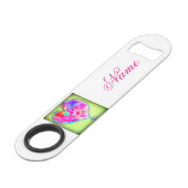 ピンク渦巻形のハート スピード栓抜き (裏面アングル)