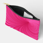 ピンク渦 アクセサリーポーチ (見開き)