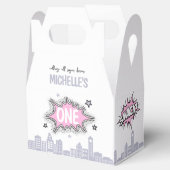 ピンク漫画ブックスーパーガールゲーブルビーフボックス フェイバーボックス (オープン)