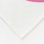 ピンク灰色のバレーボール女の子スポーツルームの装飾 フリースブランケット (角)