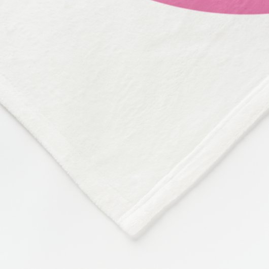 ピンク灰色のバレーボール女の子スポーツルームの装飾 フリースブランケット (角)