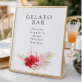 ピンク熱帯海シェルブライダルシャワーダウンロード ポスター