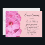 ピンク熱帯誕生日招待状 招待状<br><div class="desc">ピンクの飾ハイビスカスの花は、この誕生日の招待状は、ルアウ（ハワイ式宴会）や熱帯パーティーに最適である。</div>