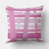 ピンク熱狂するラインデザインレトロ装飾用クッション クッション (裏面)