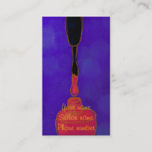 ピンク爪、 ネイルポーランド爪、 ネイルテック名刺 予約カード