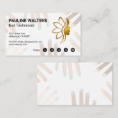 ピンク爪、 ネイルポーランド | ロイヤリティ | ビューティー (正面/裏面)