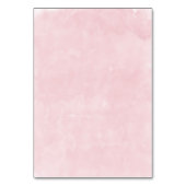 ピンク牡丹の入ったボホアン結婚トラー テーブルナンバー (裏面)