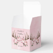 ピンク牡丹の入ったボホアン結婚トラー フェイバーボックス (オープン)