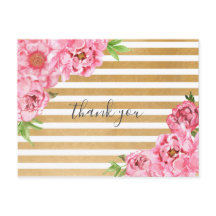 ピンク牡丹の女の子の赤ちゃんシャワー感謝していの詩あなた