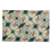 ピンク牡丹の花の中心のパターン 枕カバー (裏面)