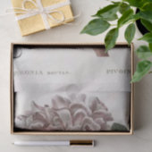 ピンク牡丹の花の植物性ドラゴンフライフランスのクラフト 薄葉紙 (ギフト)