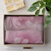 ピンク牡丹の花の花の写真のデコページ 薄葉紙 (ギフト)