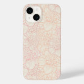 ピンク牡丹の花柄 Case-Mate iPhoneケース (裏面)