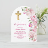 ピンク牡丹アーチの確認 招待状 (スタンド正面)