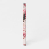 ピンク牡丹ケースメイトiPhoneケース iPhoneケース (右側)