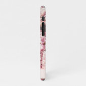 ピンク牡丹ケースメイトiPhoneケース iPhoneケース (左側)