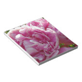 ピンク牡丹フォトコテージファームハウスフローラガーデン ノートパッド (アングル)