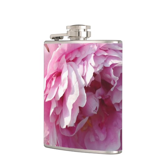 ピンク牡丹フォトコテージファームハウスフローラガーデン フラスク (左)