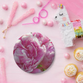 ピンク牡丹フォトコテージファームハウスフローラガーデン ペーパープレート (パーティー)