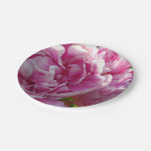ピンク牡丹フォトコテージファームハウスフローラガーデン ペーパープレート (アングル)