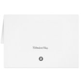 ピンク牡丹フラワーカ空白のード (裏面横)