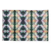 ピンク牡丹フラワー抽象芸術 枕カバー (裏面)