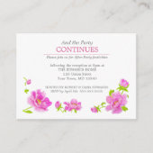 ピンク牡丹フローラピンクアフターパーティー エンクロージャーカード (正面)