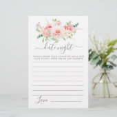 ピンク牡丹フローラ緑化デイトナイトカード (スタンド正面)