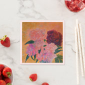 ピンク牡丹ブーケナプキン スタンダードカクテルナプキン (インサイチュ)