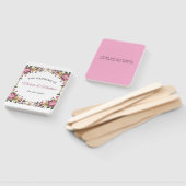 ピンク牡丹ロコフレーム結婚ズ ハンドファン (組立なし)