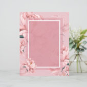 ピンク牡丹紙シート (スタンド正面)