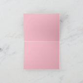 ピンク牡丹 カード (内部)