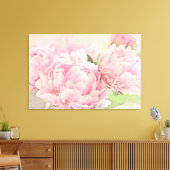 ピンク牡丹 キャンバスプリント (インサイチュ (リビング))