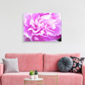 ピンク牡丹 キャンバスプリント (インサイチュ (リビング))